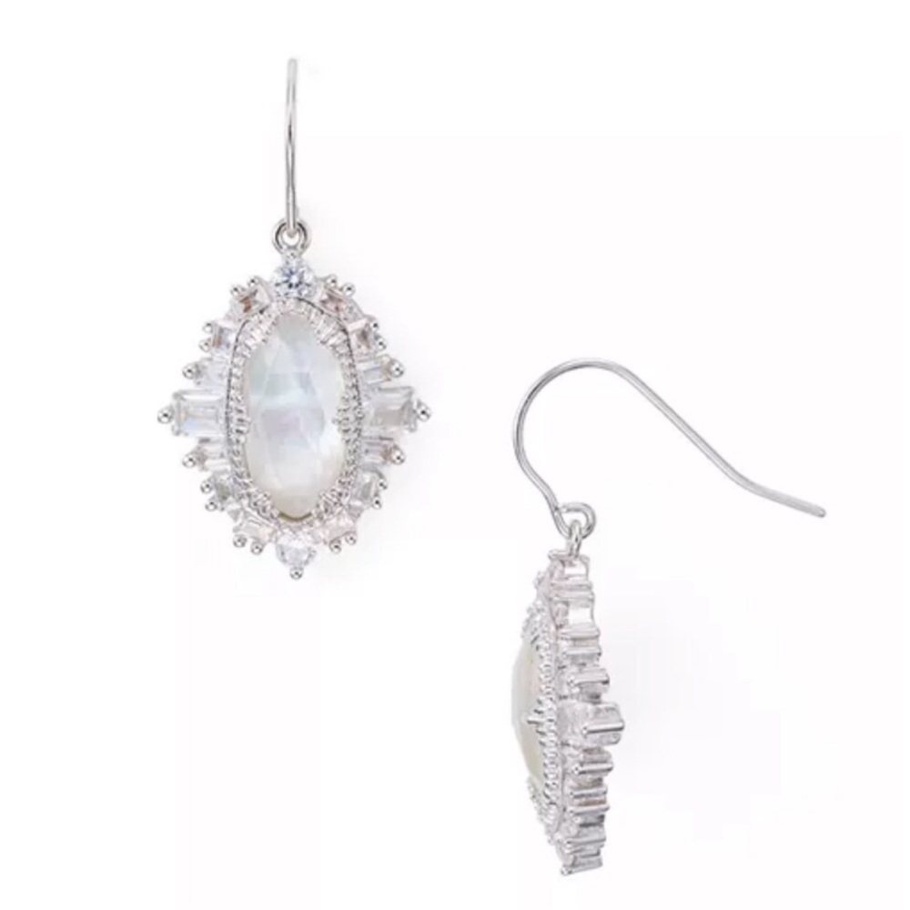 Kendra Scott Kapri Drop Earrings Faceted Prong Set